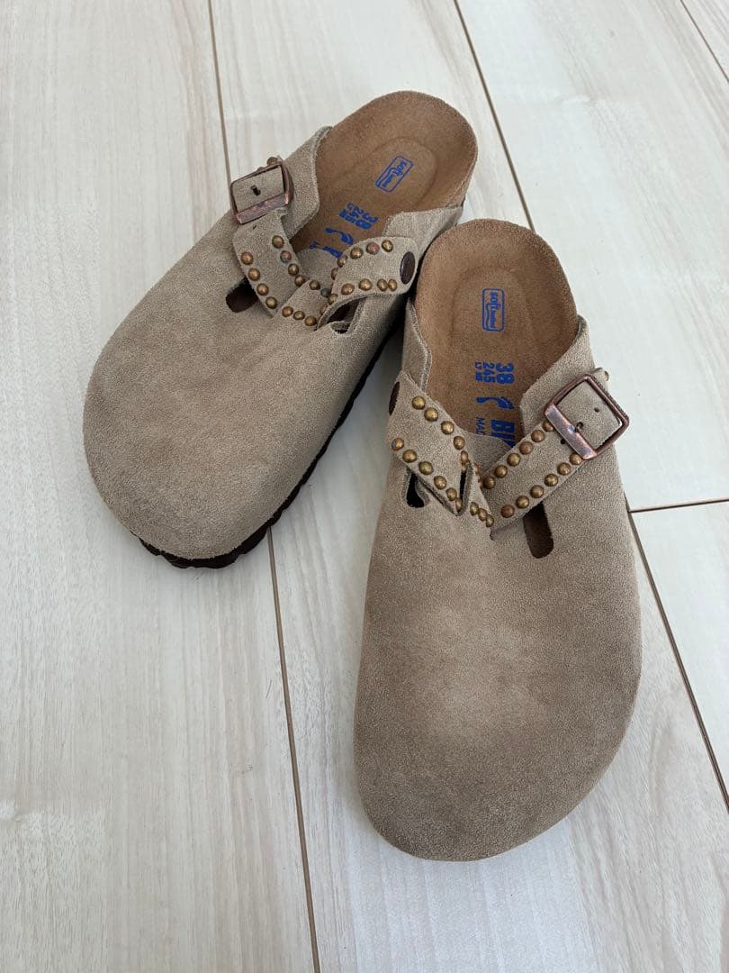 38ビルケンシュトック ボストン トープ スエード