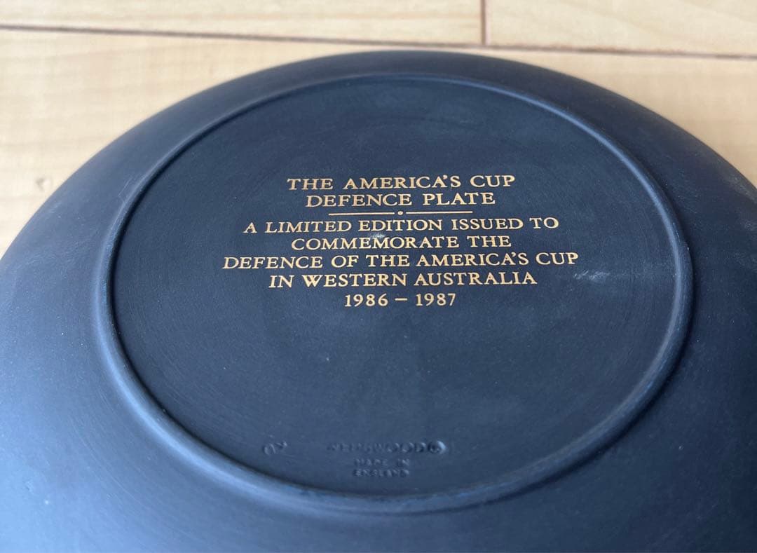 【レア・限定品】ウェッジウッド ブラックジャスパー アメリカズカップ 希少