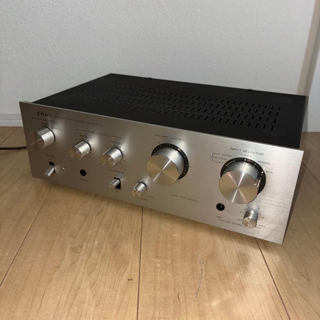 動作良好！！trio 　プリメインアンプ　KA-4500 希少です