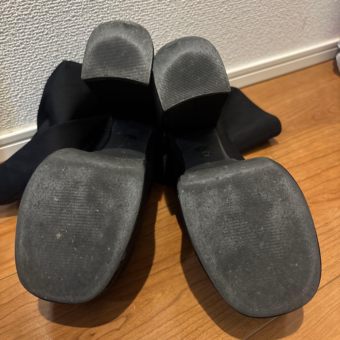 Darich Mサイズ　ウルトラストレッチロングブーツ黒ブラック　ダーリッチ