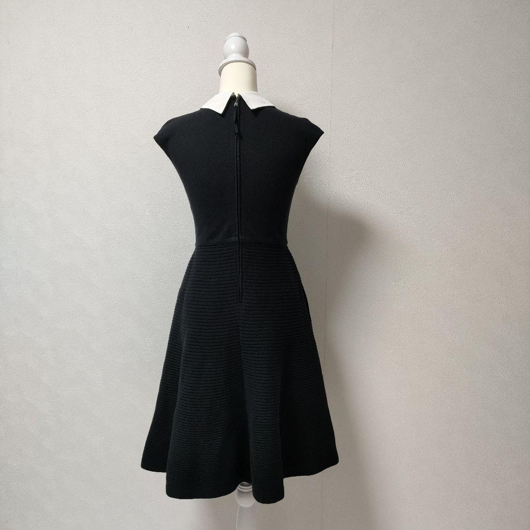 FOXEY　ニットワンピース　フレアシルエット　フォクシー　38