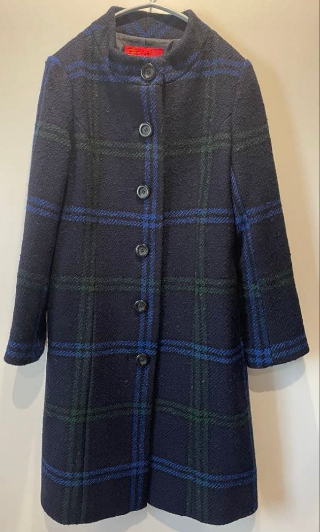 Yorkland チェック柄ロングコート