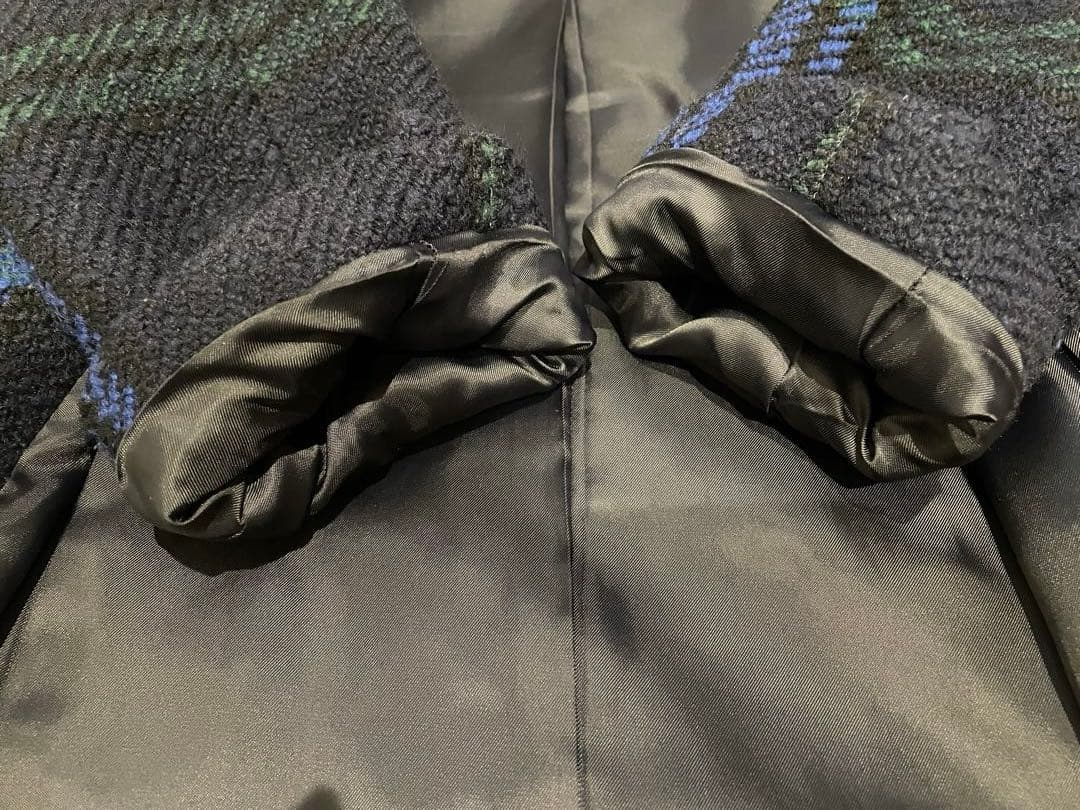 Yorkland チェック柄ロングコート