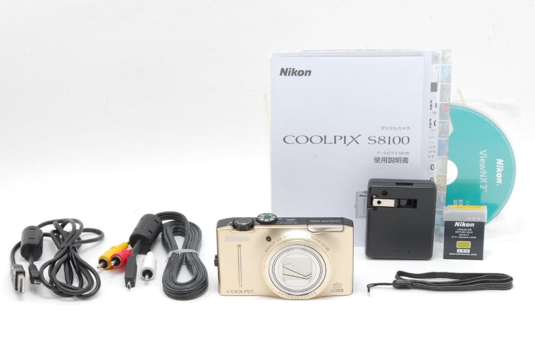 Nikon COOLPIX S8100 ゴールド 動作確認済み