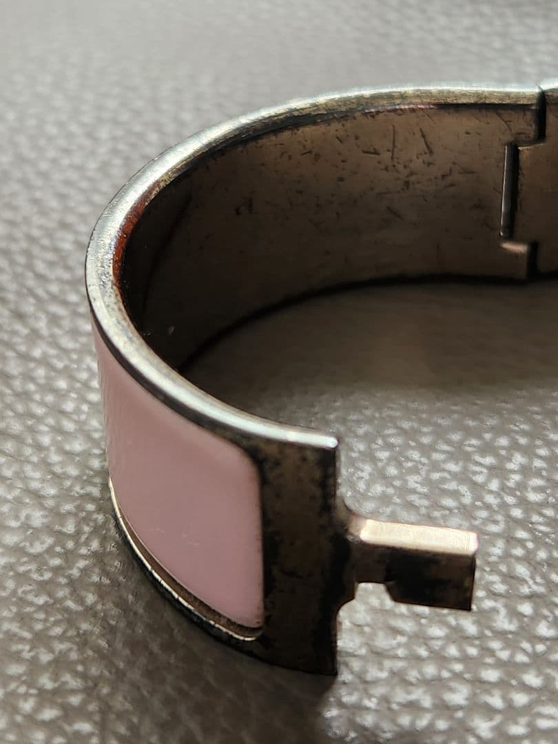 難あり★エルメス★HERMES★バングル★ピンク