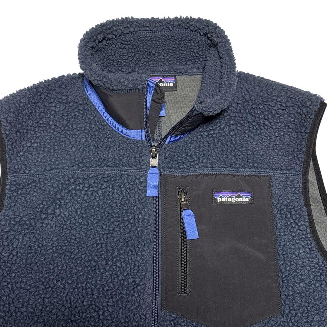 美品 パタゴニア クラシック レトロXベスト Sサイズ ネイビー