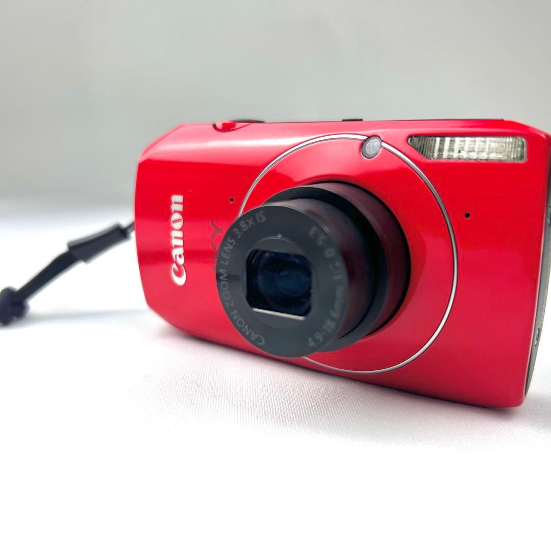 【美品】Canon キャノン IXY 30S レッド 赤 コンデジ 動作確認済