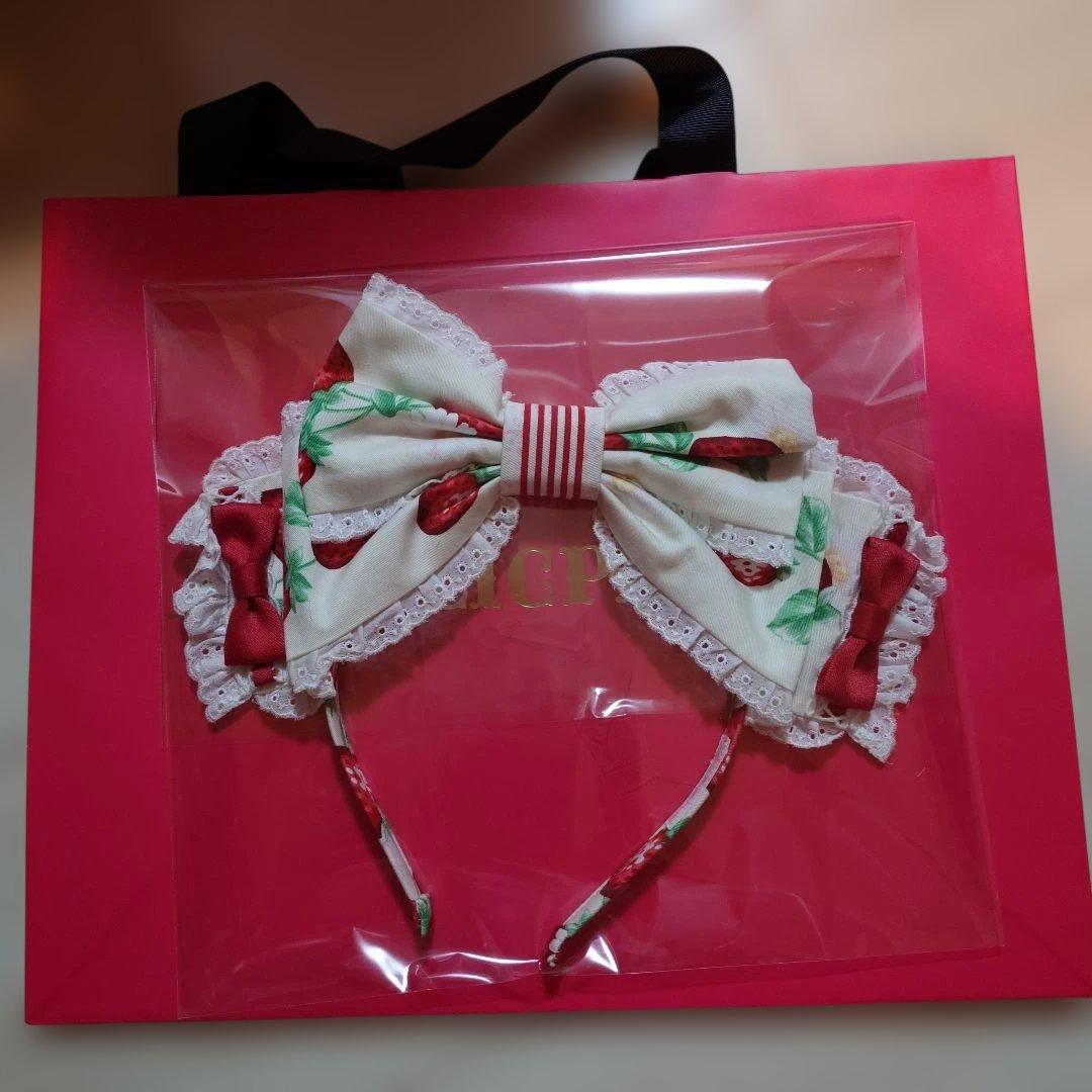 摘みたていちごジャンパースカートセット 白色