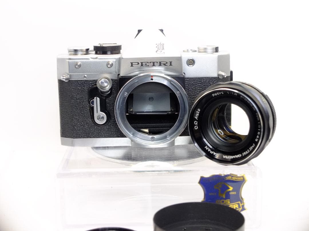 【実写確認整ペトリV6Ⅱ／Petri55mmf1.8メタルフード付