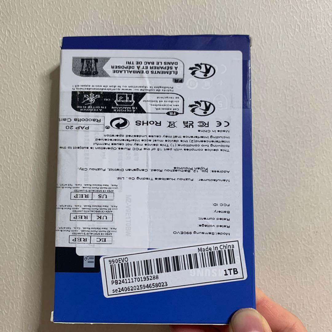[新品] Samsung 990 EVO 1TB SSD