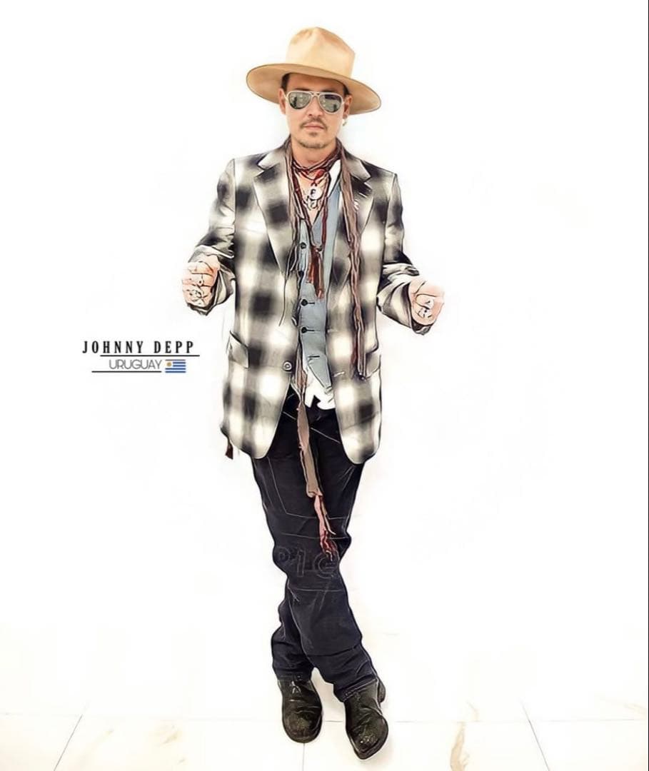 ジョニーデップ 着　ヴィンテージハット　ファットハッター　STETSON RRL