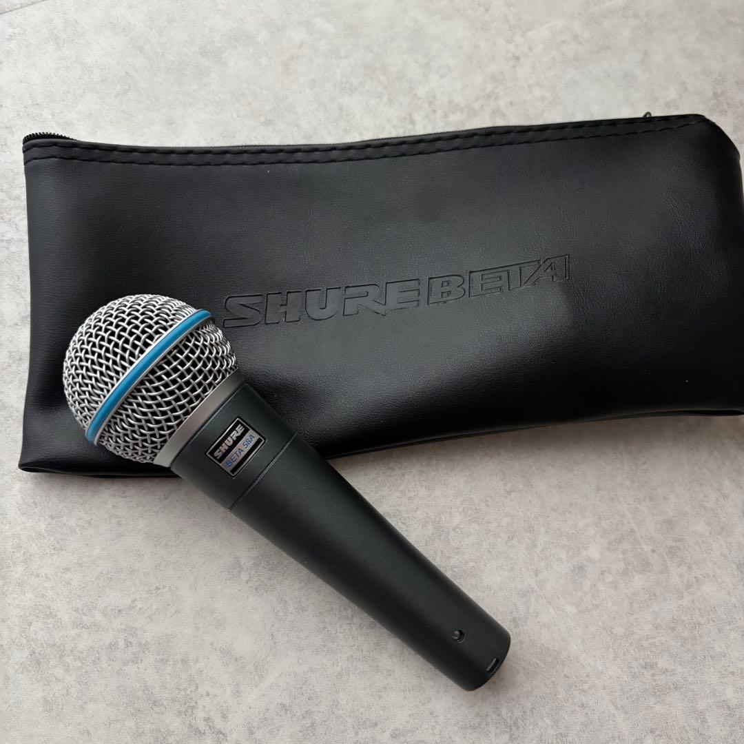SHURE Beta 58A ダイナミックマイク 専用ケース付き