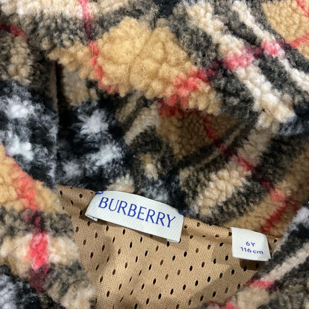 M*R様 バーバリー ボア セットアップ　6Y 116cm／4Y 104cm チ