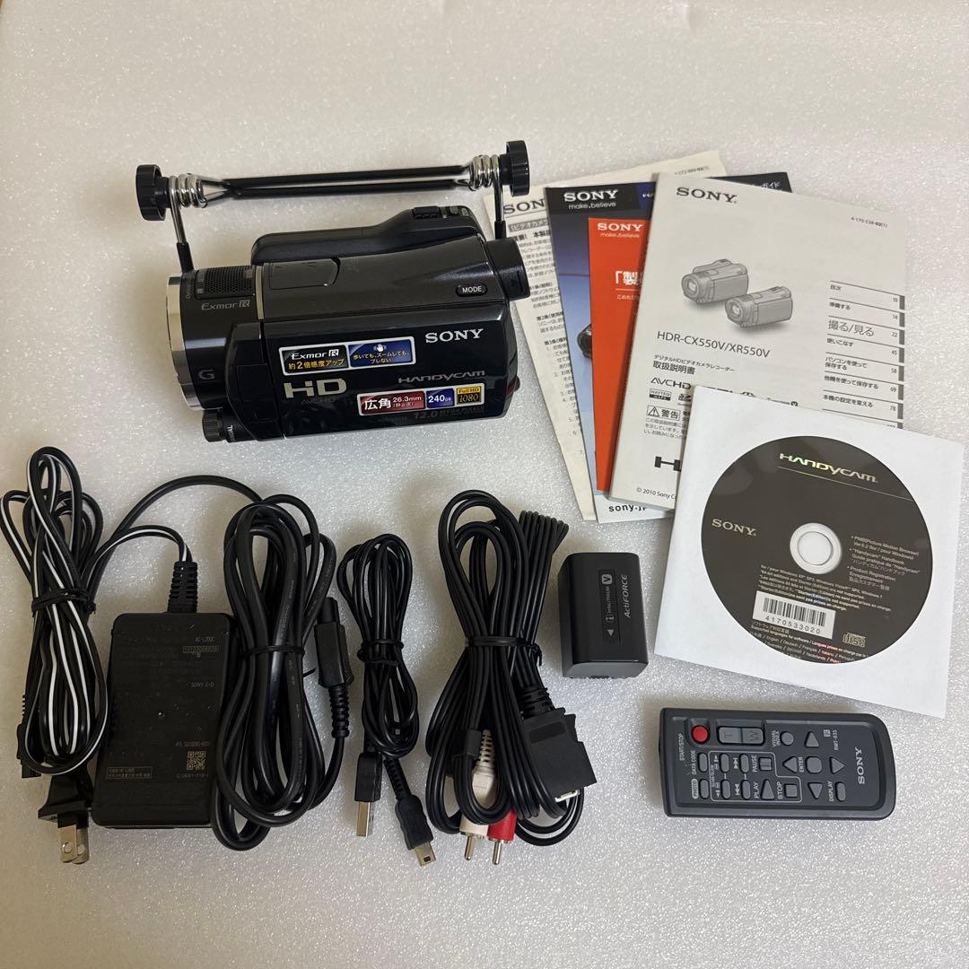 ビデオカメラ Handycam HDR-XR550V