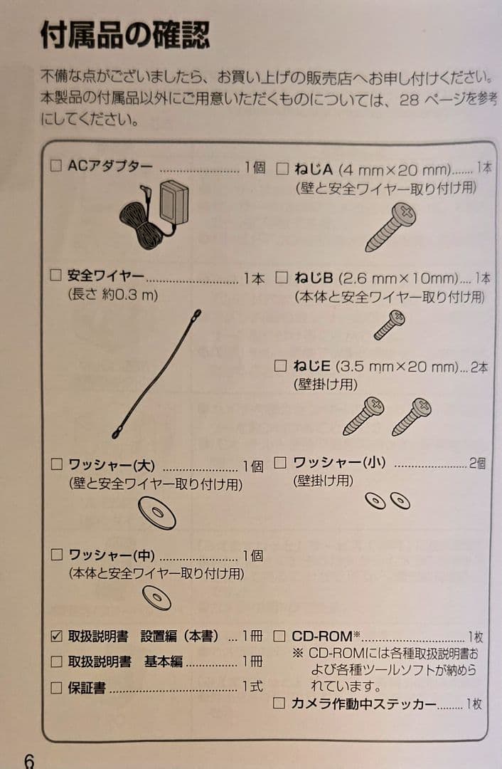 中古)Panasonic 製VL-CD235センサーカメラ