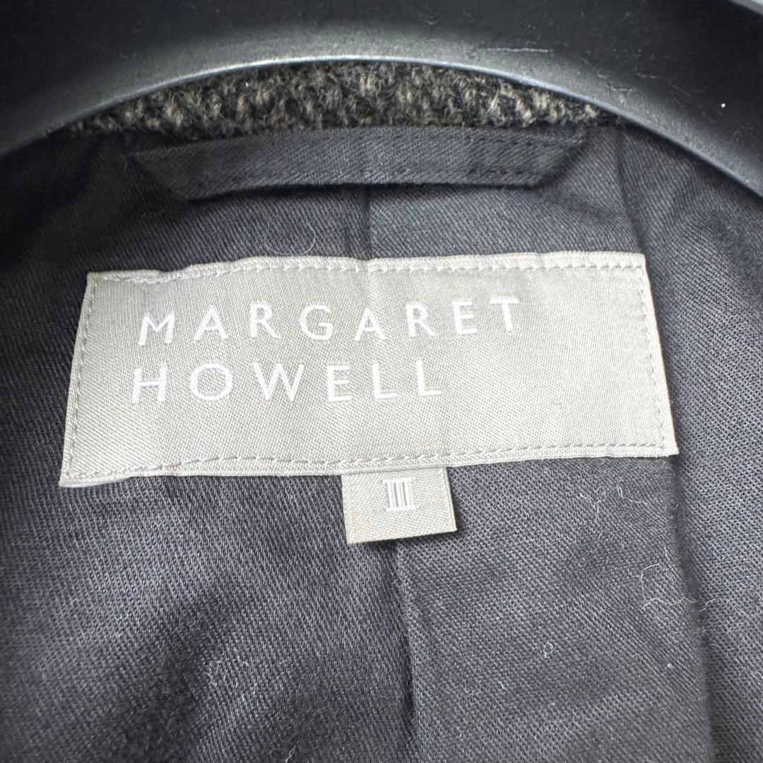 美品★マーガレットハウエル×ハリスツイード テーラードジャケット 3 L相当