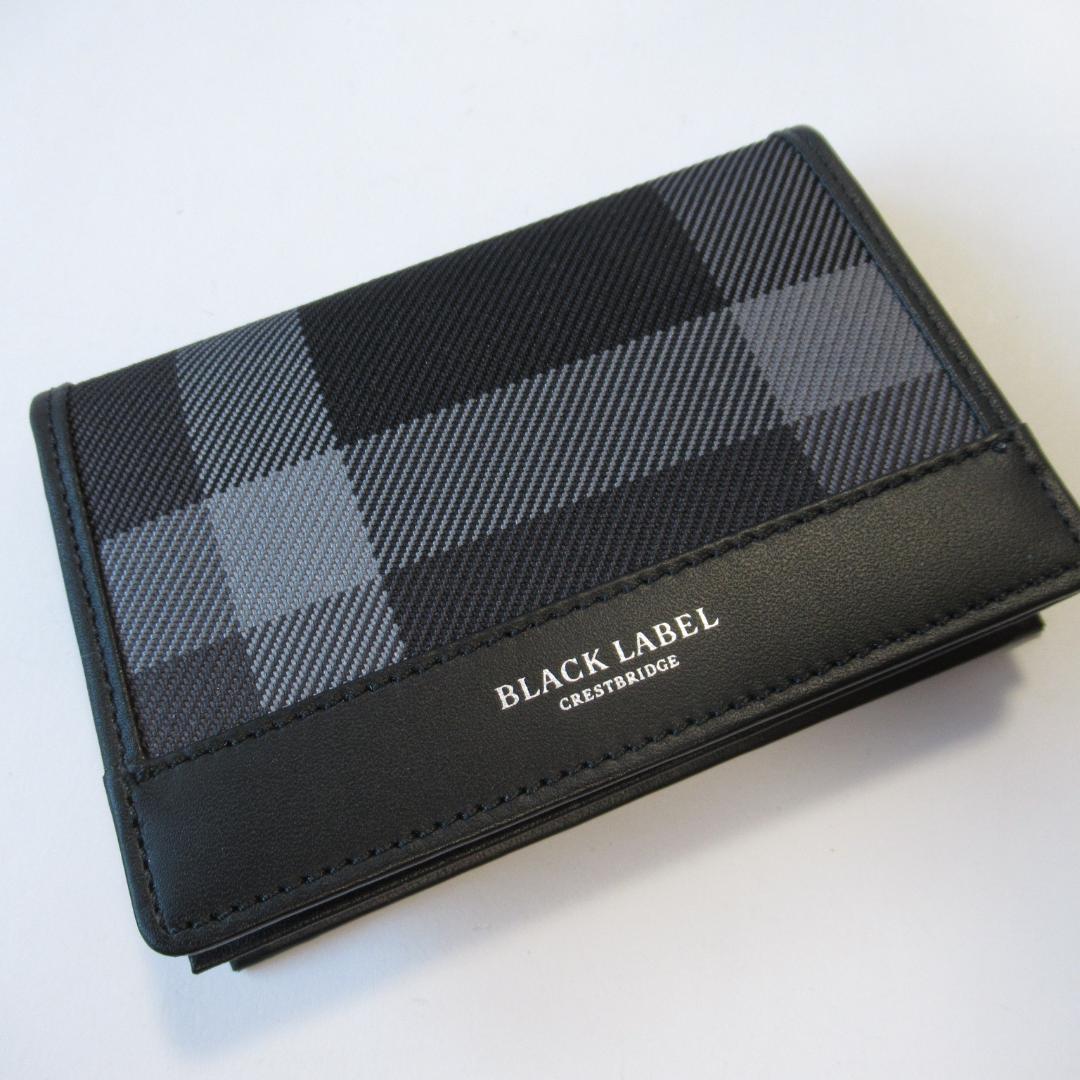 ブラックレーベルクレストブリッジ新品ブラック カードケース / 名刺入れ 2/2