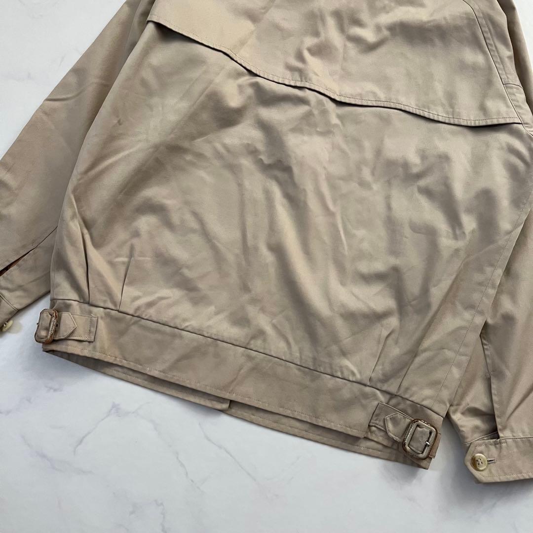 希少デザイン　バーバリーズ　ハリントンジャケット　ベージュ　Lサイズ相当