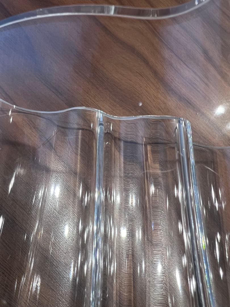  アルヴァ・アアルトコレクションベース120mm クリア 花瓶