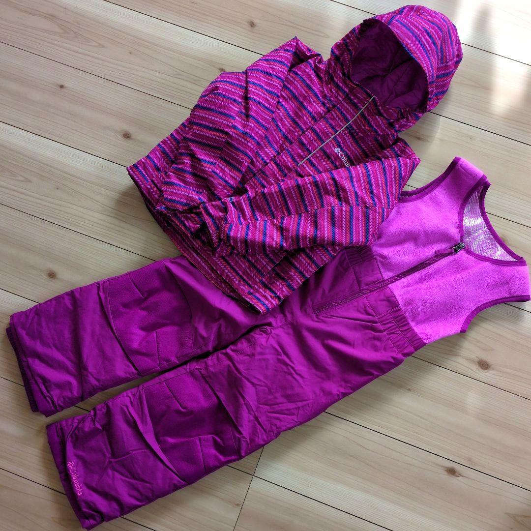 極美品！　Columbia スキーウェア 110 xｘs スキー　スノーボード