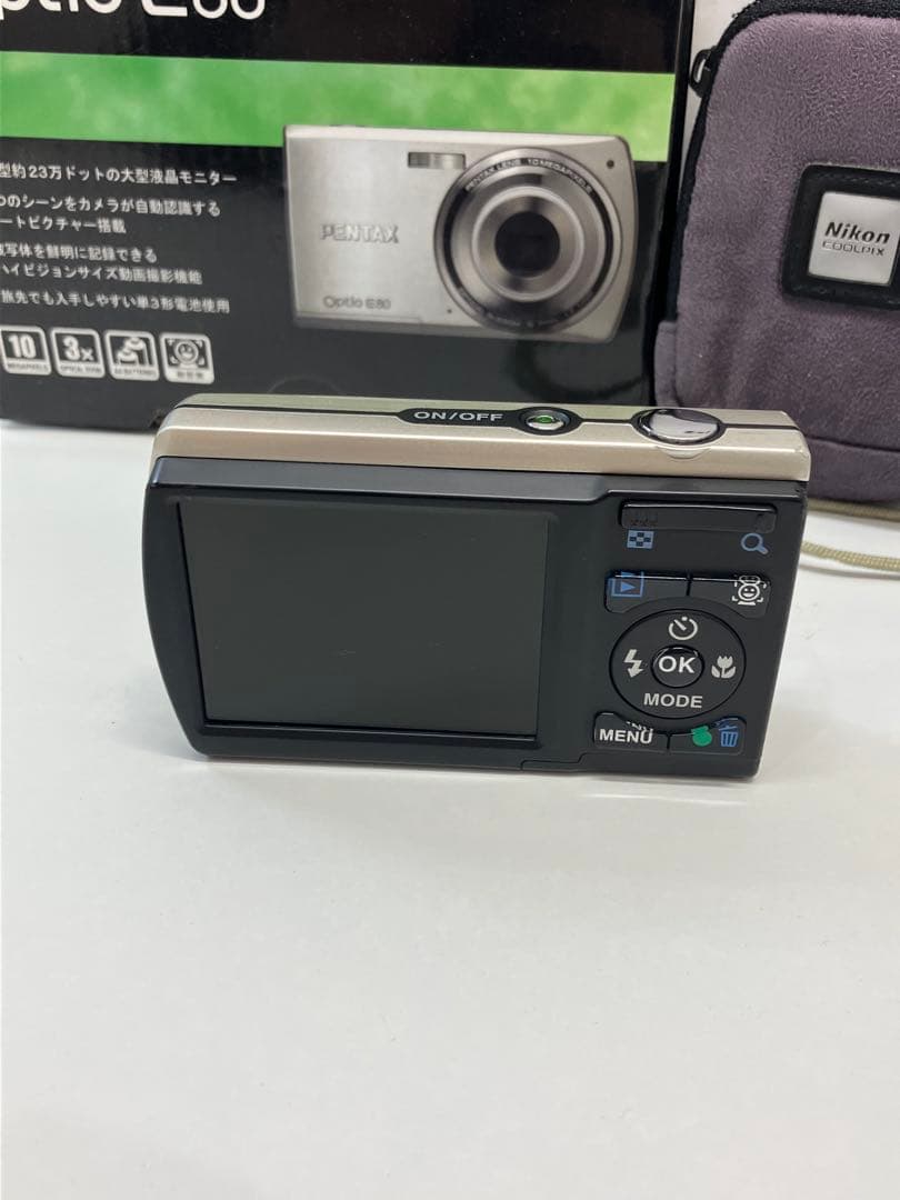 PENTAX Optio E80 コンパクトデジタルカメラ　【3841】