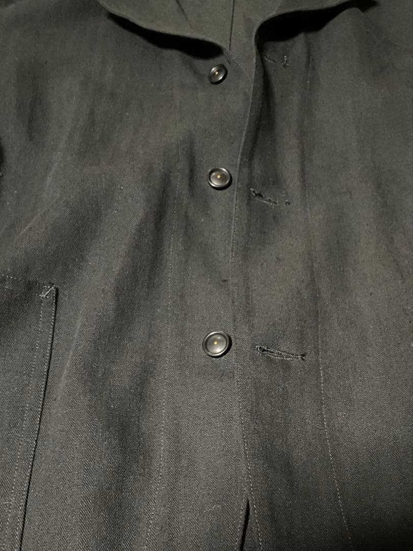 MAATEE&SONS マーティーアンドサンズ リネンジャケット 黒 サイズ3