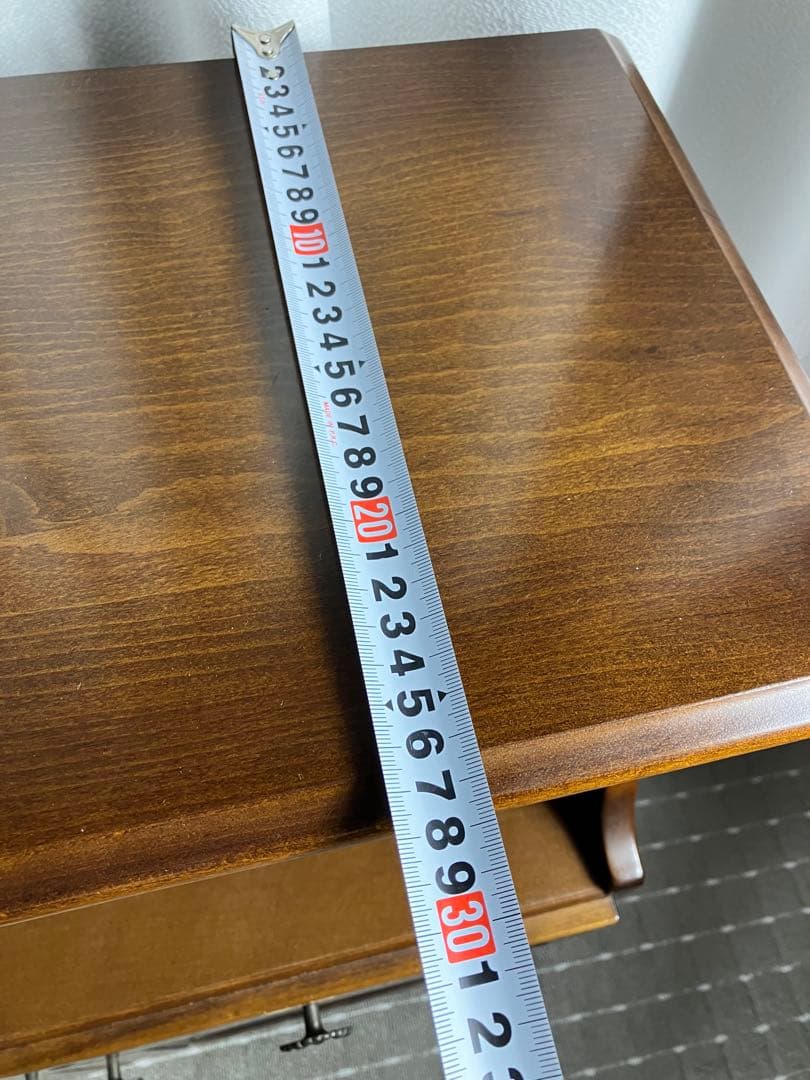 最終値下げ　カリモク コロニアル サイドチェスト / レトロ電話台 キャビネット