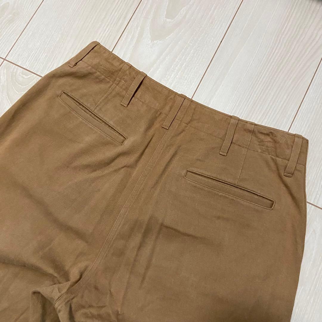 GALERIE VIE ギャルリー ヴィー 日本製コットンチノ ストレートパンツ