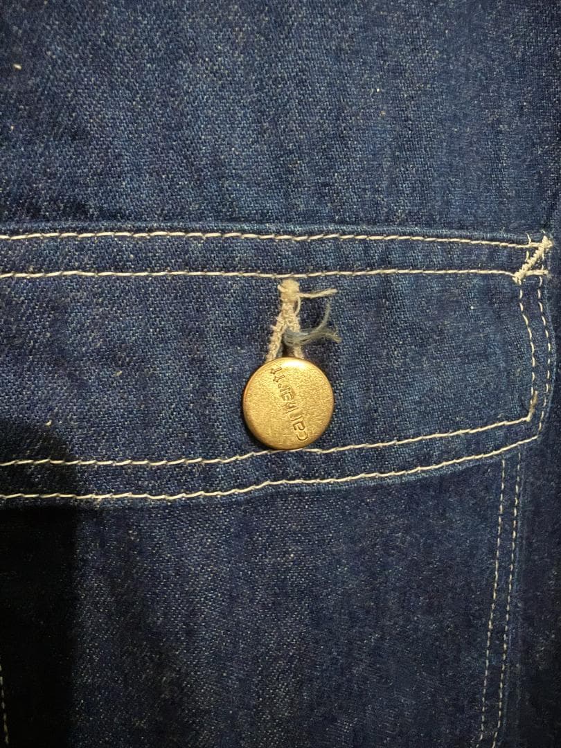 Carhartt ダークブルー カバーオール