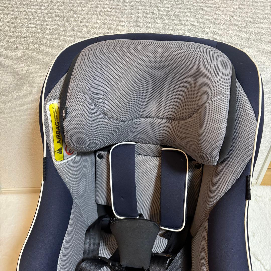 【極美品】Joie回転式 isofixチャイルドシート グレーxネイビー 送料込