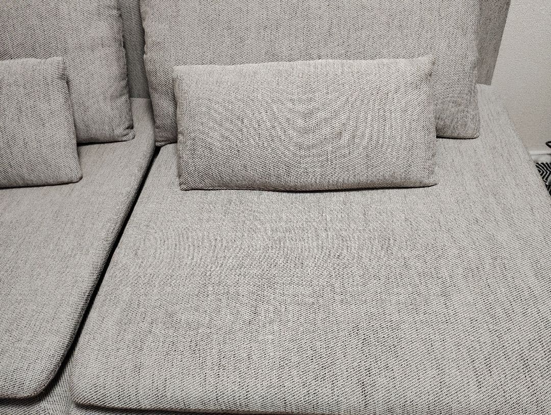 IKEA イケア ソーデルハムン ソファ 1人掛け×2 ベージュ/ブラウン