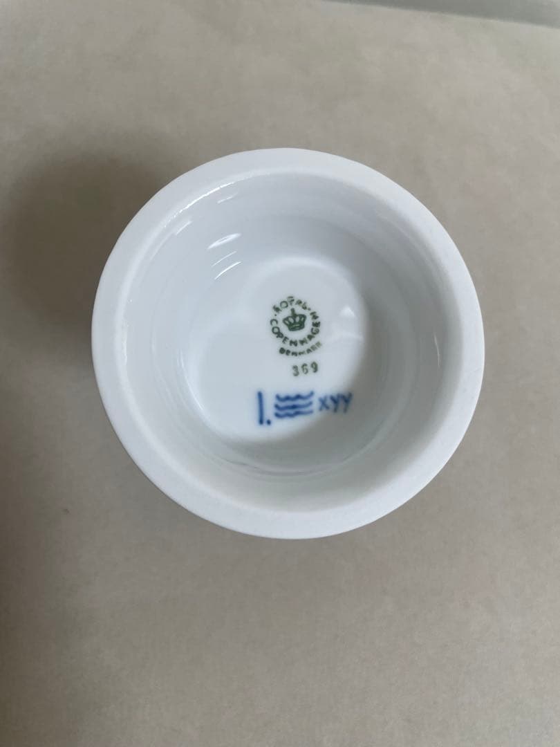 送料込希少　ロイヤルコペンハーゲン　ブルーフルーテッド美品ペン立て　花瓶小物入れ