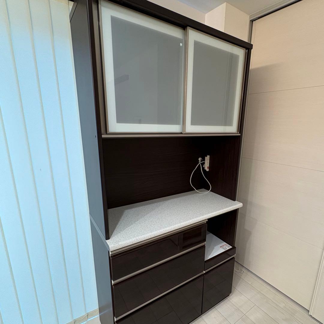 【送料込】キッチンボード 食器棚