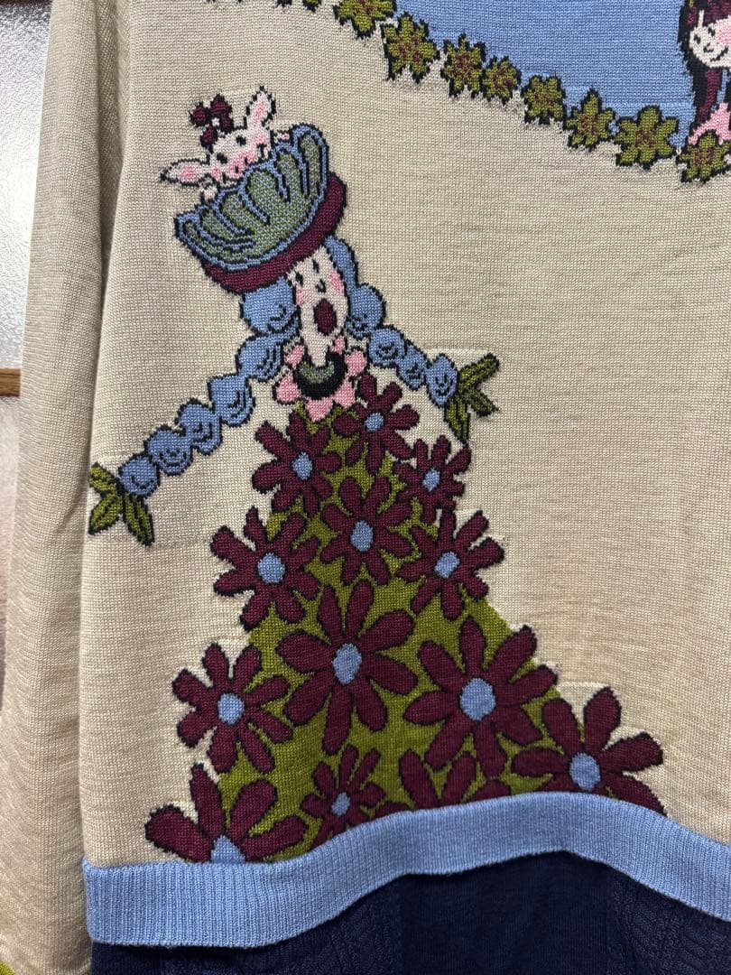 アルベロベロ　ニット長袖チュニック 49500円