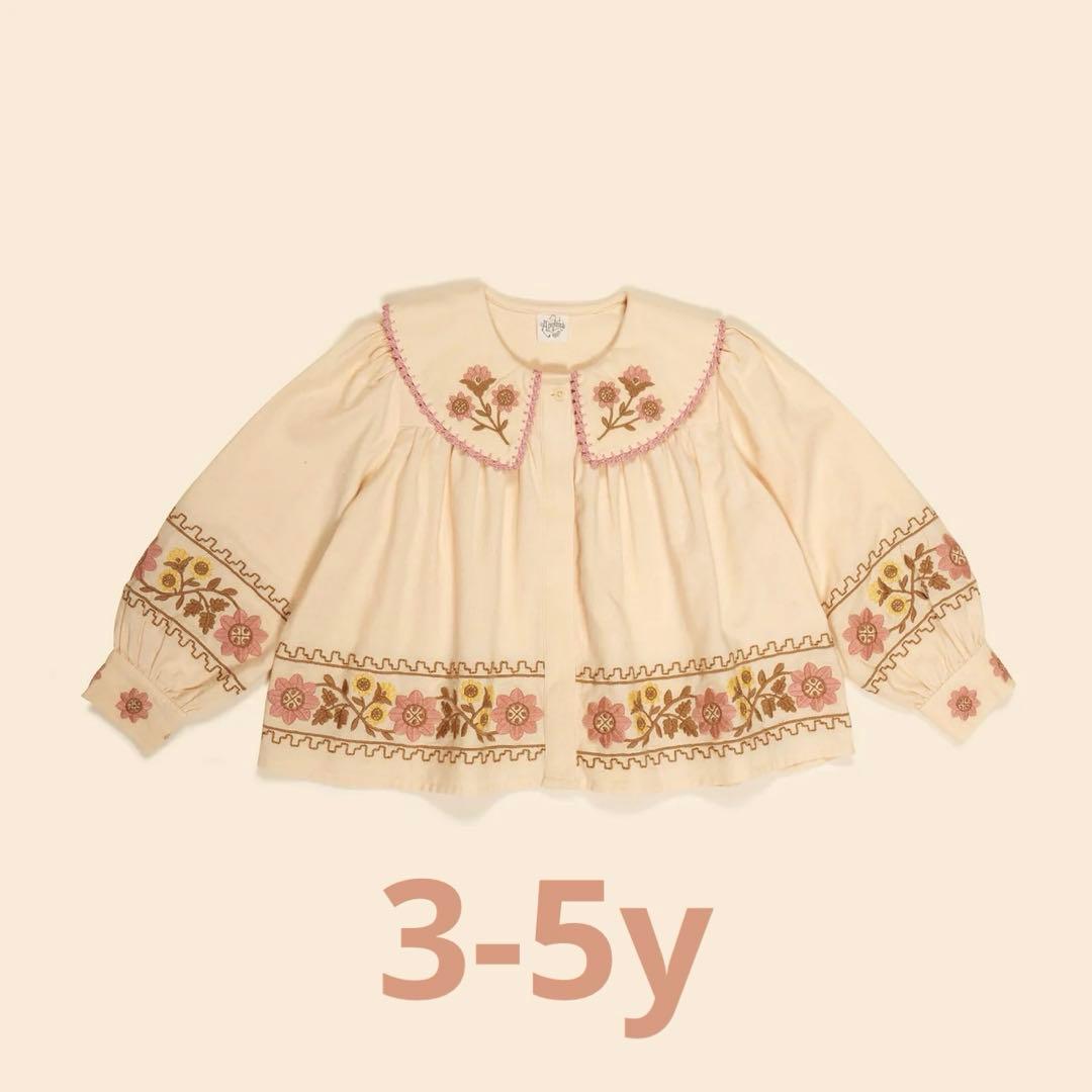 【新品】Apolina アポリナ 刺繍ブラウス 3-5y blouse