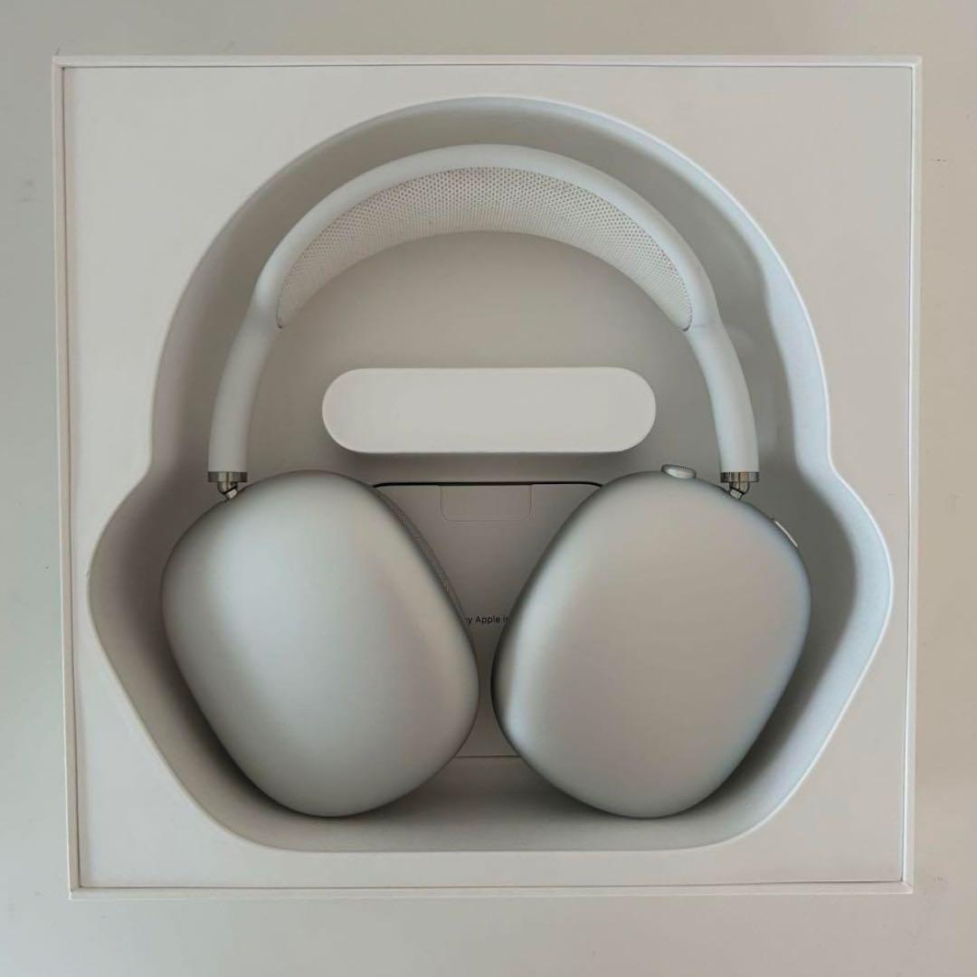 AirPods MAX Silver(カバー、保証、外箱付き)