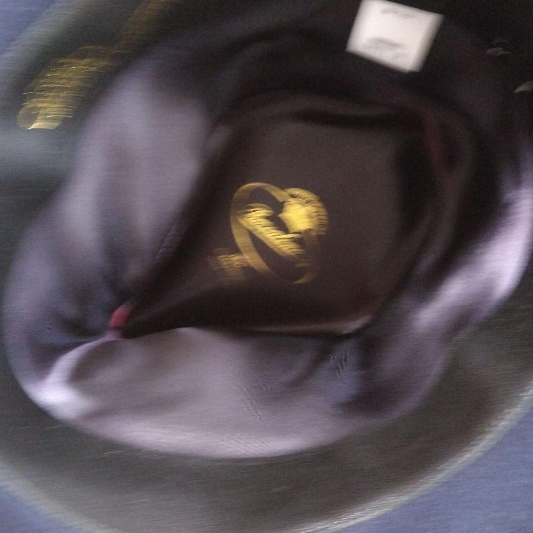 美品　イタリア製　BoRSalino ネイビー ウール フェルトハット