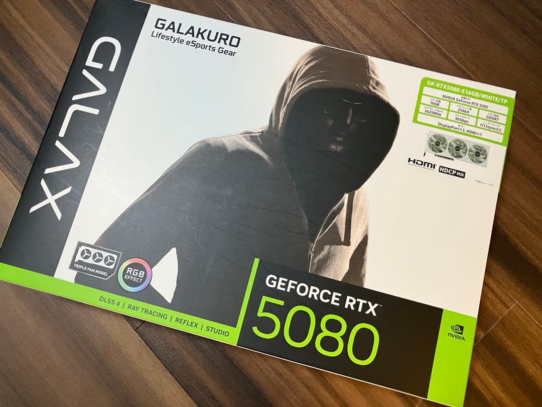 【新品•希少な白色•レシート付】RTX5080 OC 16GB ホワイト