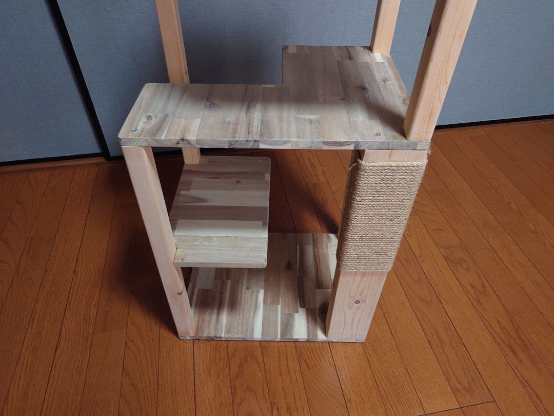 ①★★キャットタワー★キャットウオーク★ハンドメイド★爪研ぎ★猫★