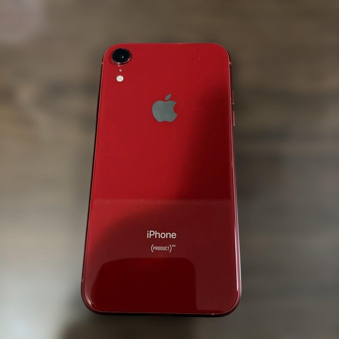 iPhone10R SIMフリー　レッド