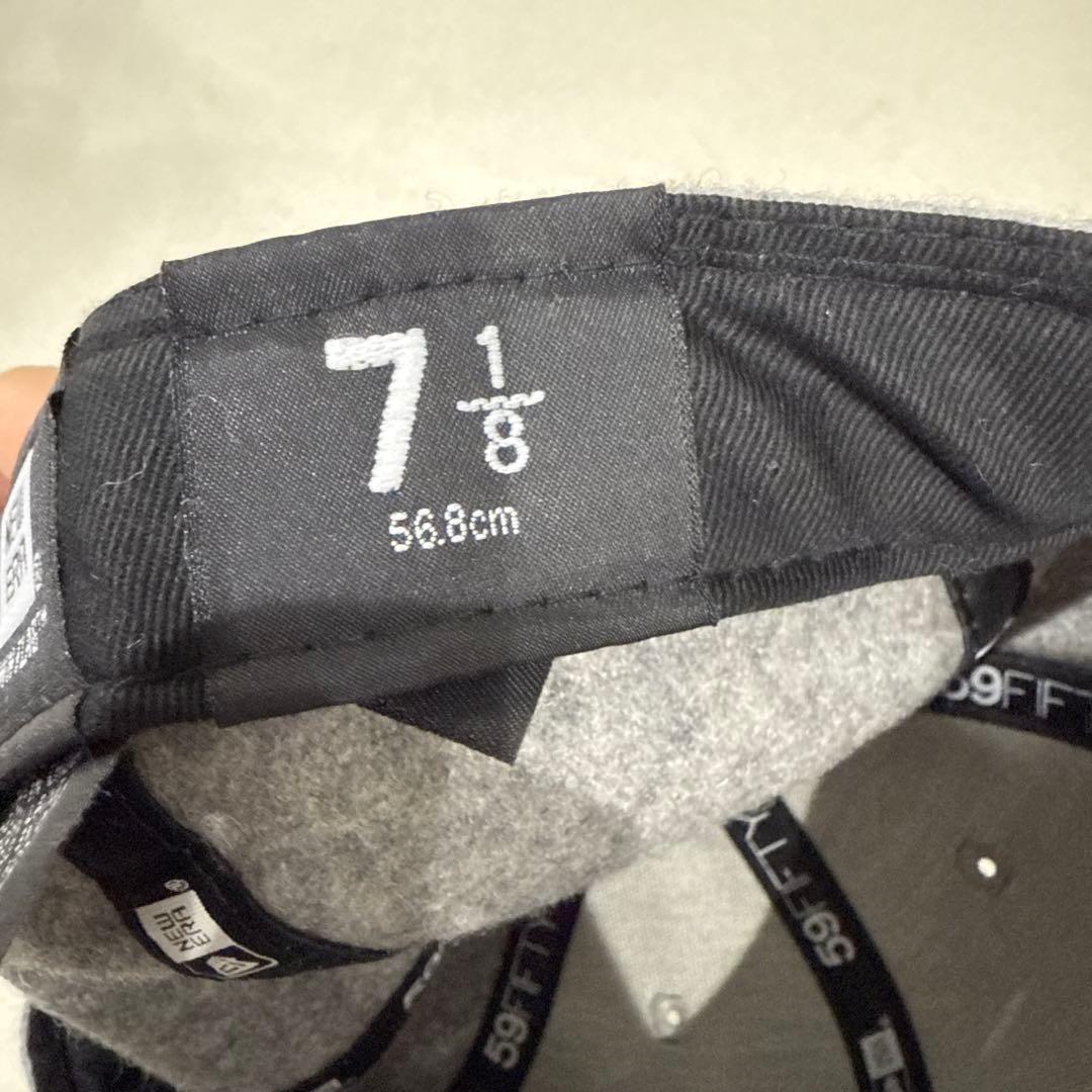 Supreme 59FIFTY グレーキャップ 7 1/8