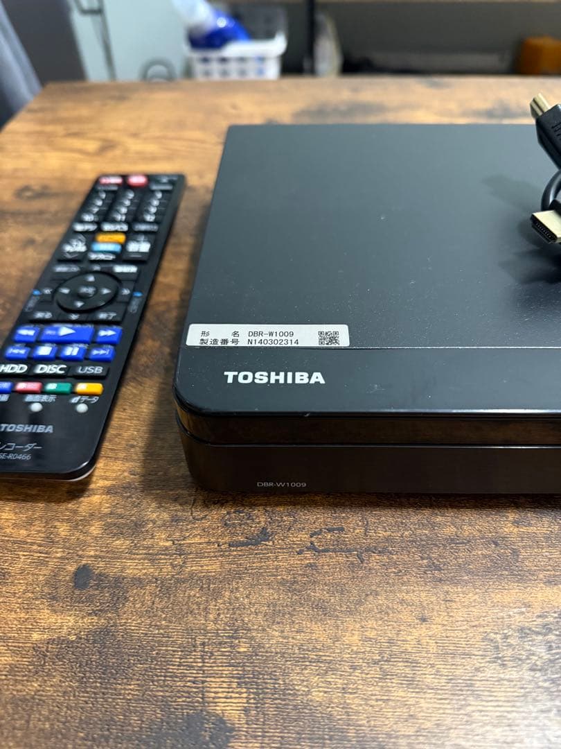 東芝 REGZA DBR-W1009 ブルーレイ DVDレコーダー 2020