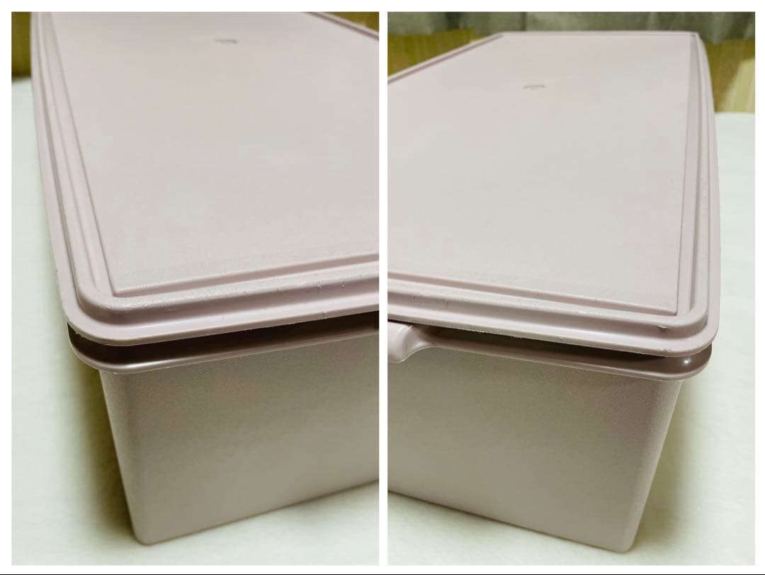 2個セット/タッパーウェア/ディープ/ロング/スーパーケース/ピンク/廃番