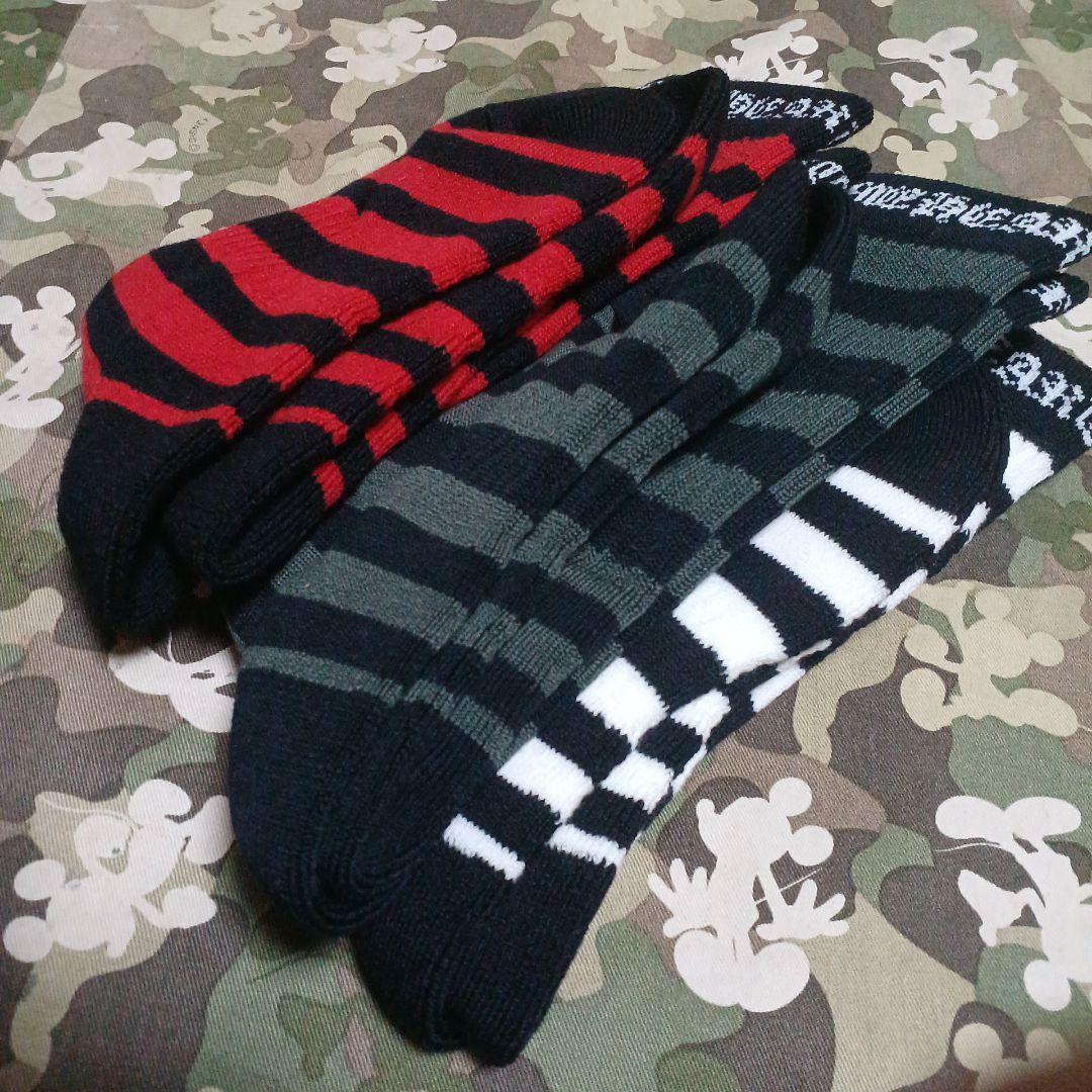 ３足組♪クロムハーツ★ソックス (25～28)