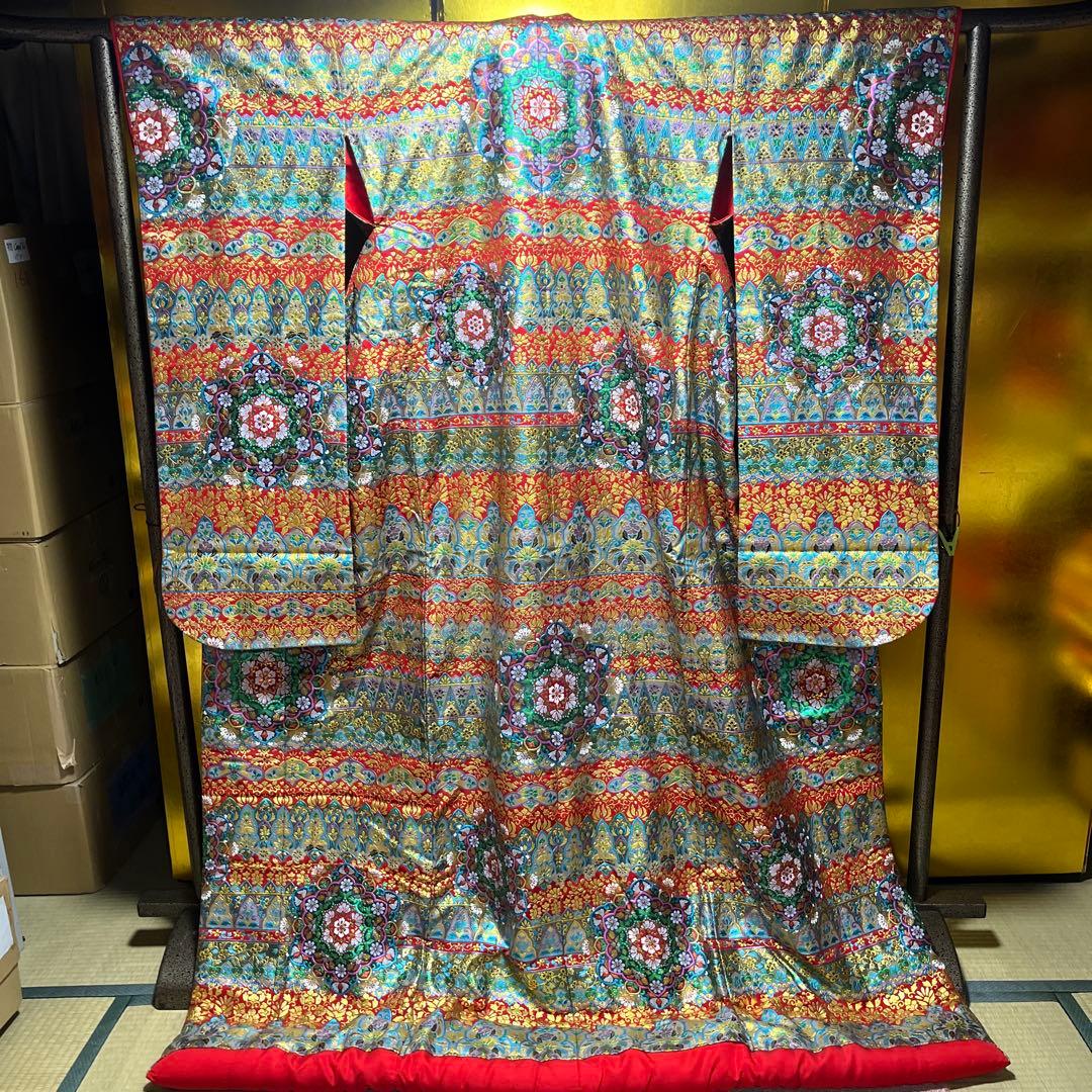 ⭐︎⭐︎ 佐 ⭐︎⭐︎打掛　色打掛　正絹　総金彩　秋山章