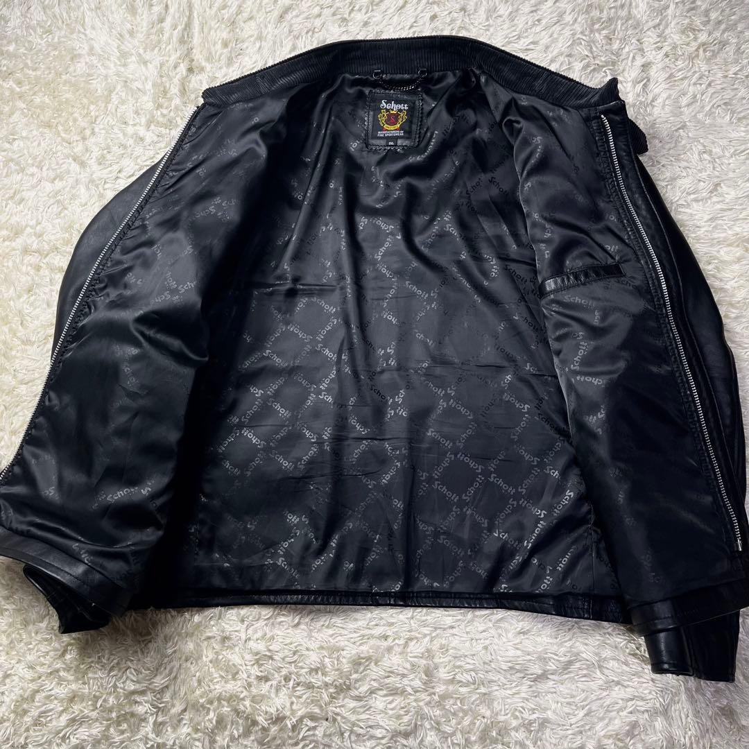 2XLサイズ/未使用級✨ショット シングルライダース クラシックレーサー 羊革