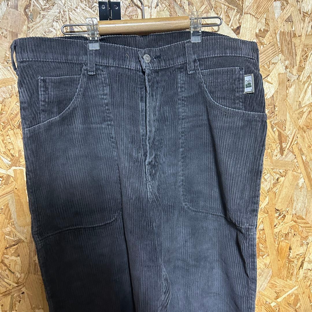 levi's silver tab コーデュロイ W36 グレー 太畝 バギー