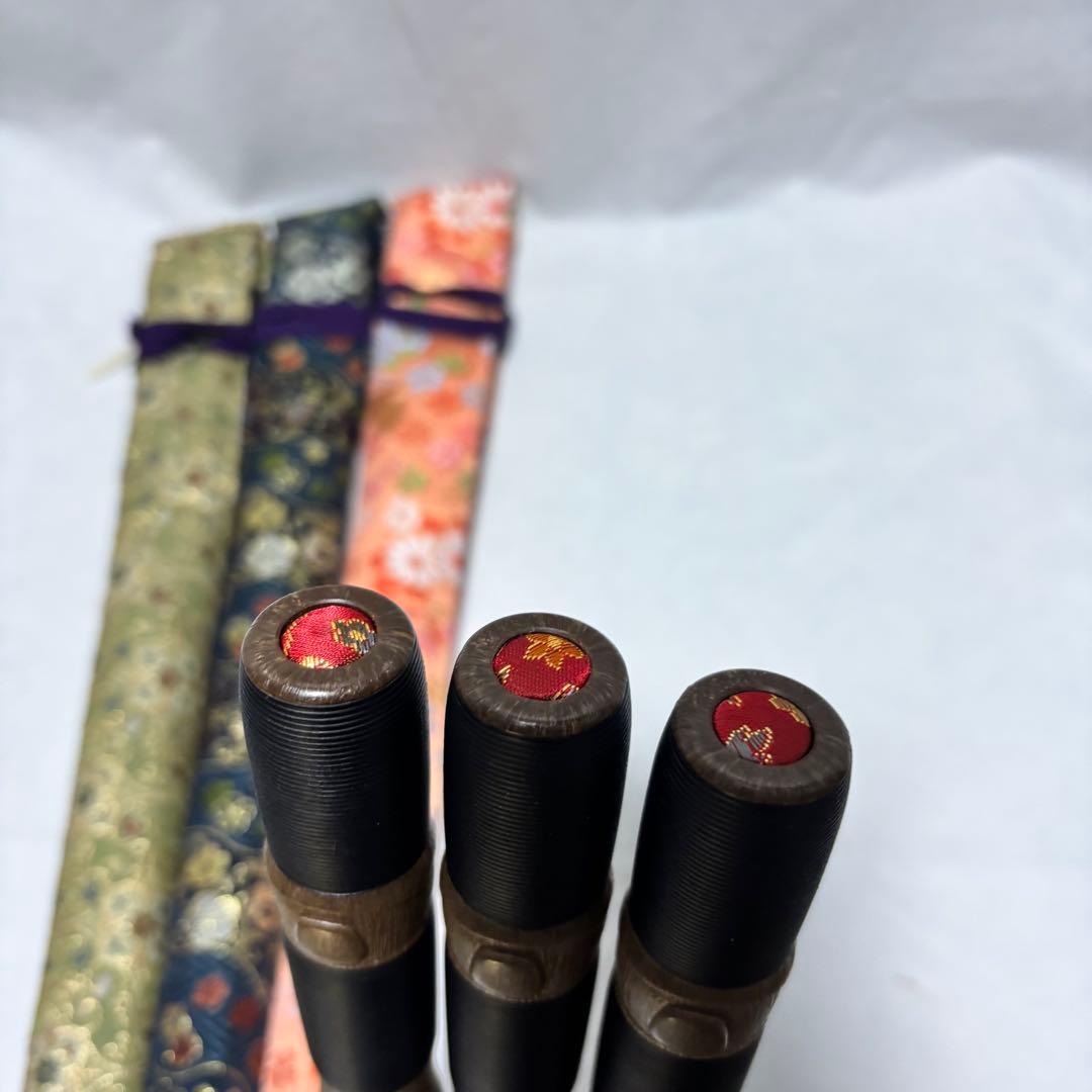 龍笛　雅楽　プラスチック製　3本セット
