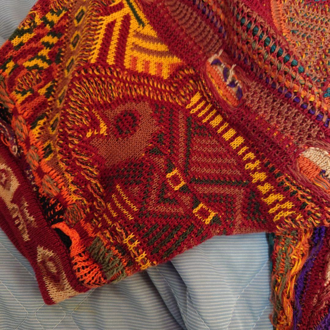 希少 レア coogi クージー 3D knit コットン オーストラリア製