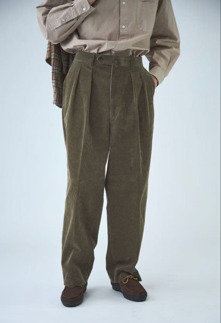 Steven Alan10Wニドムコーデュロイインツープリーツドレストラウザーズ